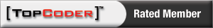 TopCoder Rated Member
